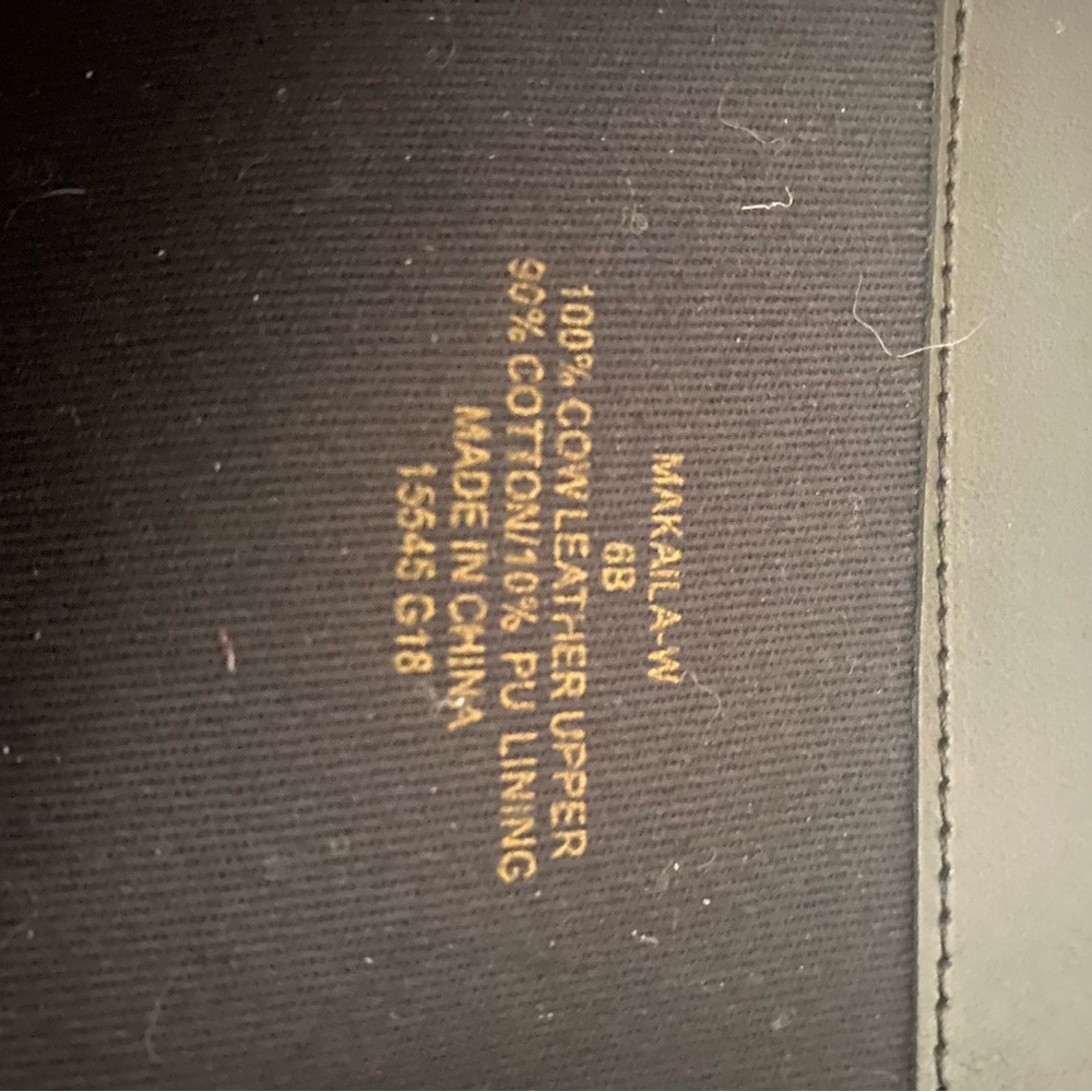 LAUREN RALPH LAUREN Leather Riding Boots Size 6 Black Brown - Picture 6 of 8